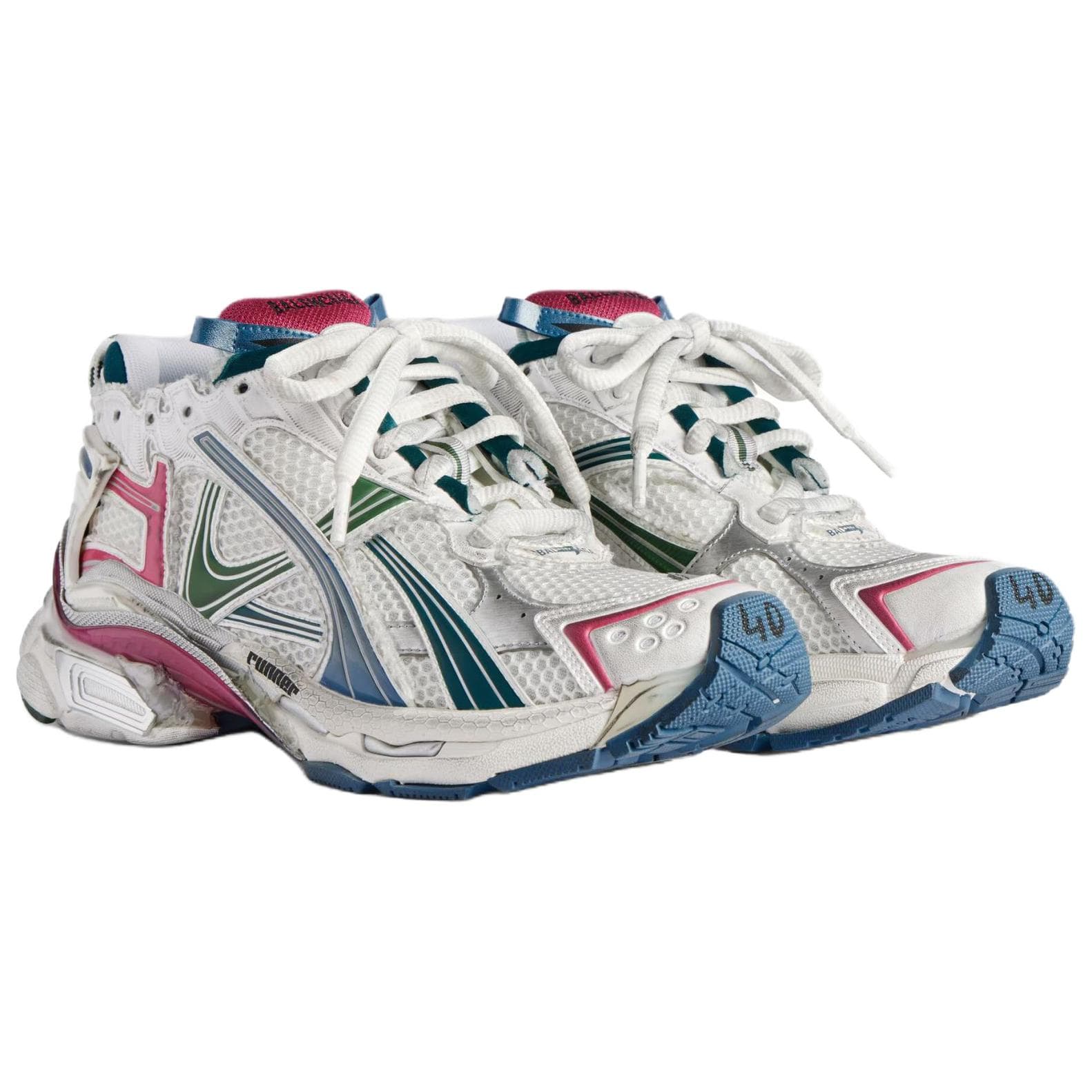 Кроссовки Balenciaga Runner Low Топ Массивные кроссовки Женские Белые - изображение 3