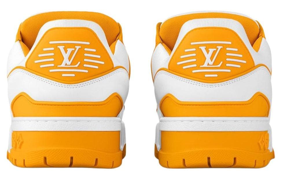 Кроссовки Louis Vuitton Trainer Maxi White Yellow - изображение 4