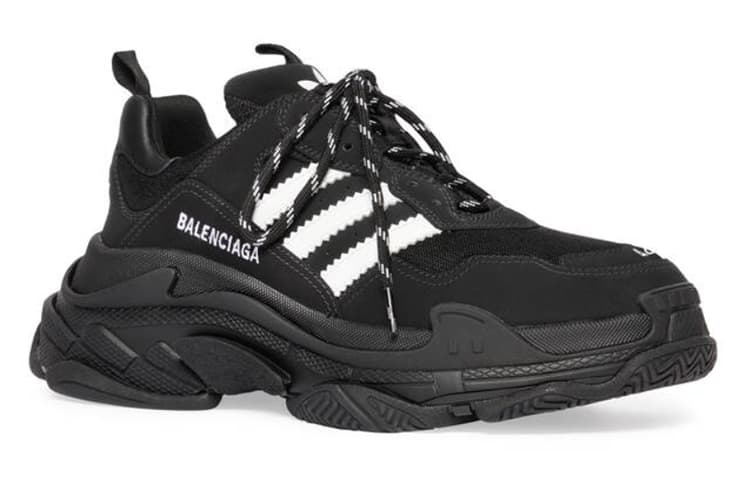 Кроссовки adidas x Balenciaga Triple S Black - изображение 3