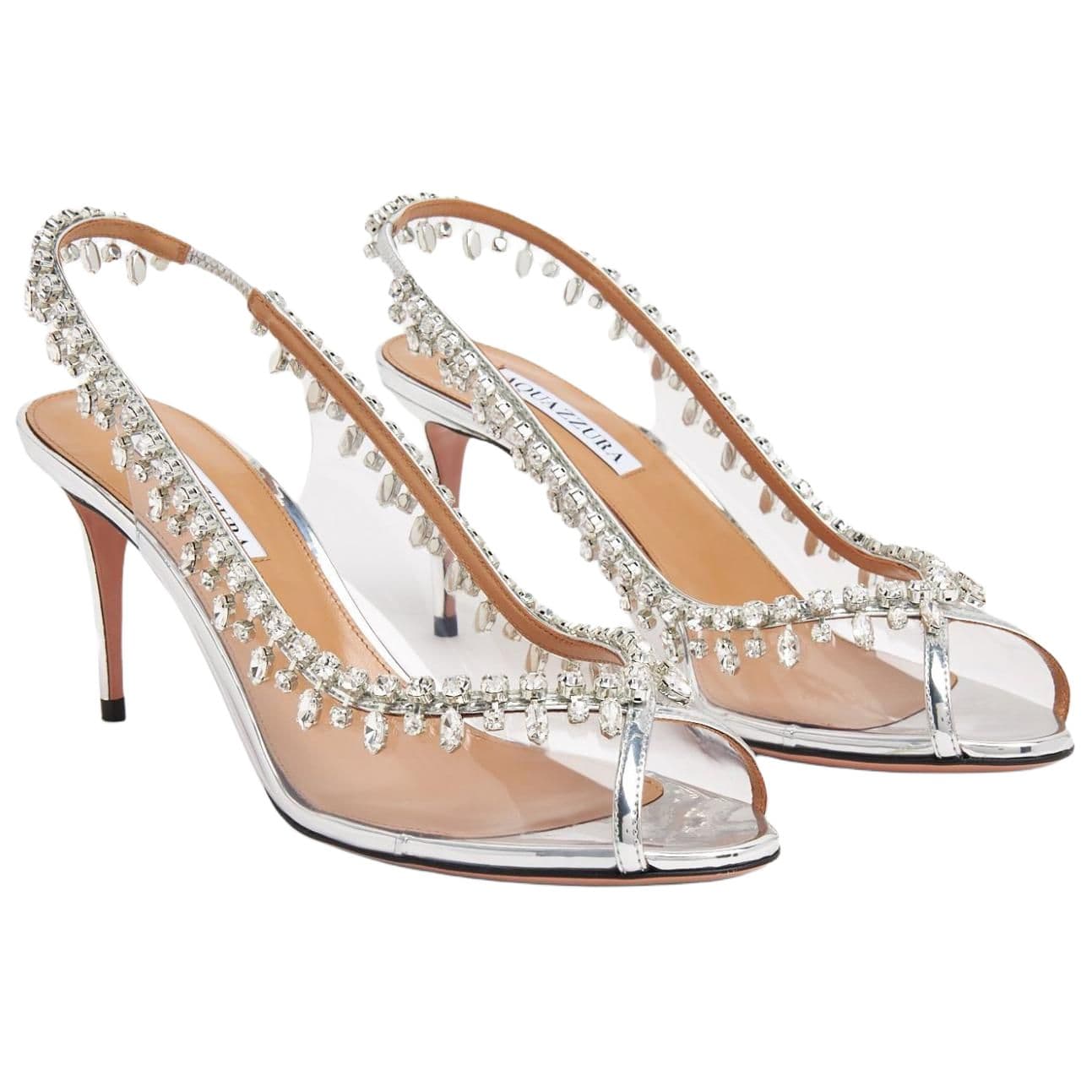 Шлёпанцы AQUAZZURA Temptation 7.5cm - изображение 4