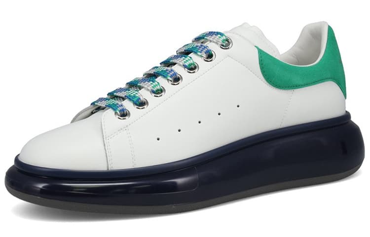 Кроссовки Alexander McQueen Fashion Sneakers White Green - изображение 3