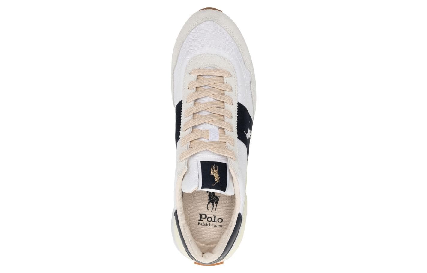 Кроссовки Polo Ralph Lauren Train 89 Кожа Низкий Верх Повседневная Обувь Мужская Белая - изображение 3