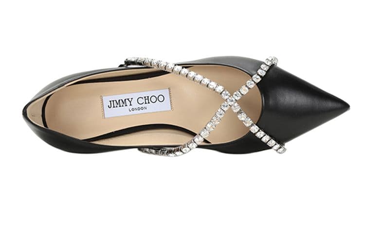 Тапочки Jimmy Choo Genevi Flat Black - изображение 5