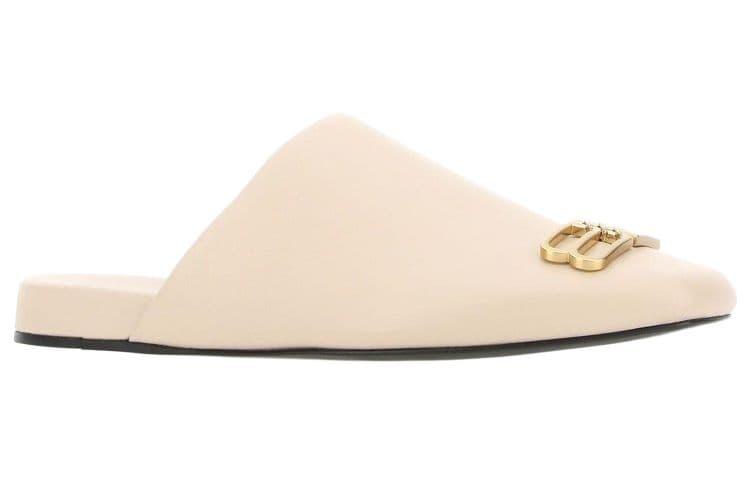 Сандалии Balenciaga Slip-On Round Toe Sandals Beige - изображение 2
