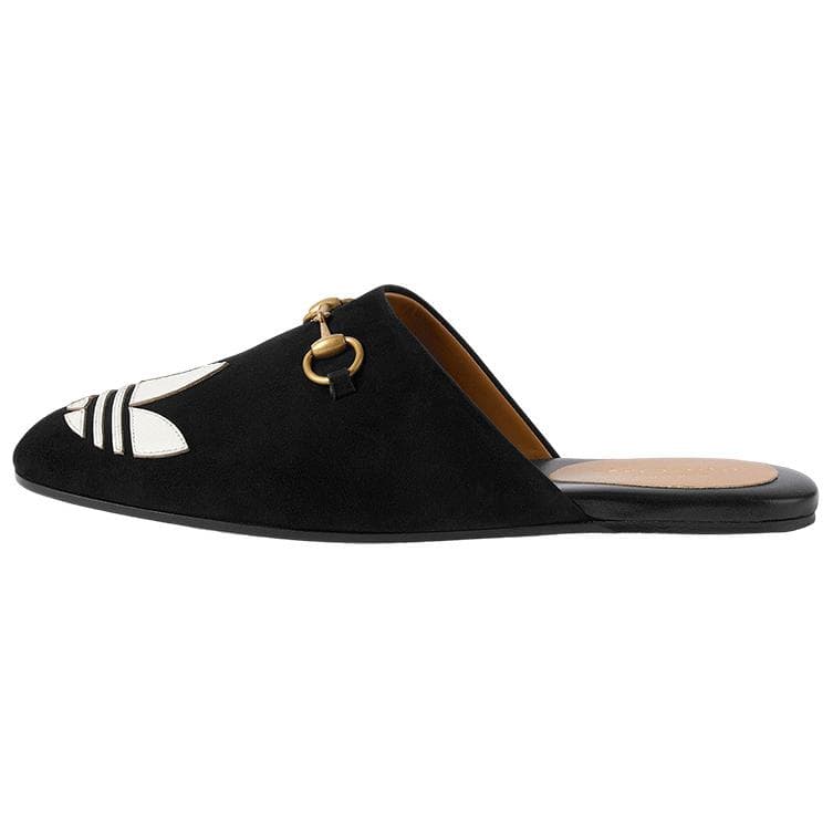 Сандалии adidas x Gucci Trefoil Slipper Black