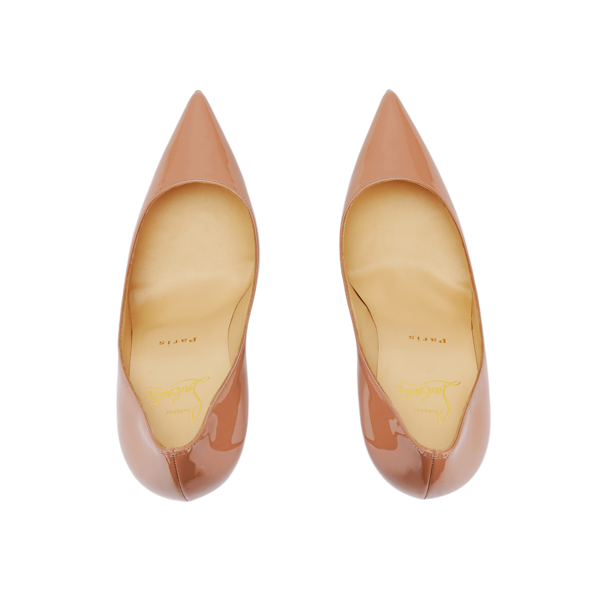 Туфли CL Kate Nude Patent Pumps - изображение 3
