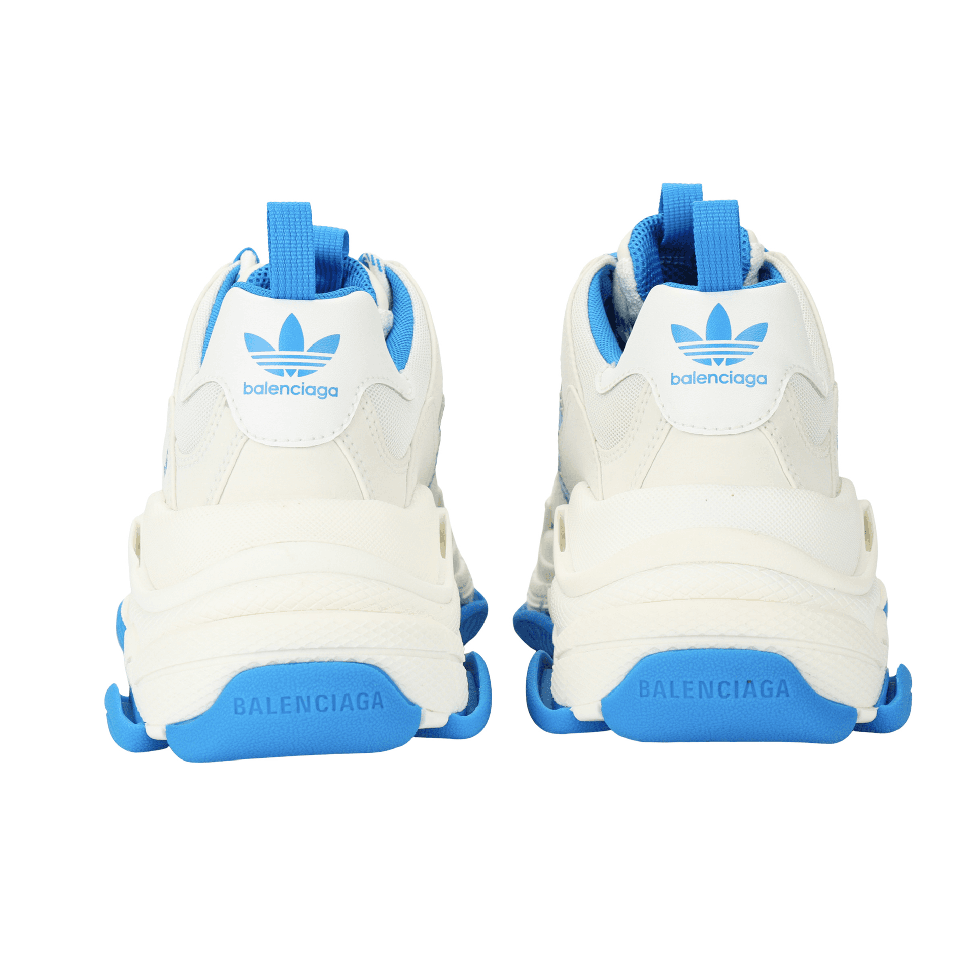 Кроссовки adidas x Balenciaga Triple S White Blue - изображение 4