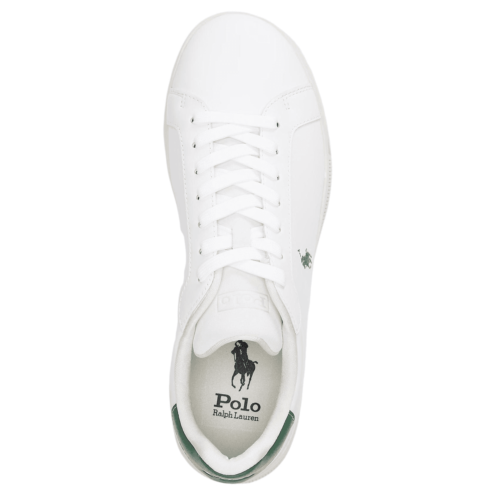 Кроссовки Polo Ralph Lauren Heritage Court II Кожа Низкие Кроссовки для Скейтбординга Мужские Белые - изображение 4
