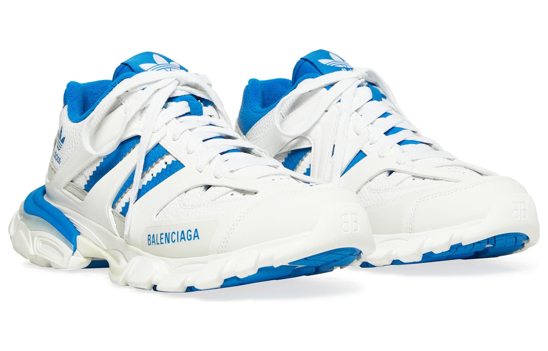Кроссовки adidas x Balenciaga Track Forum Low Blue White - изображение 3