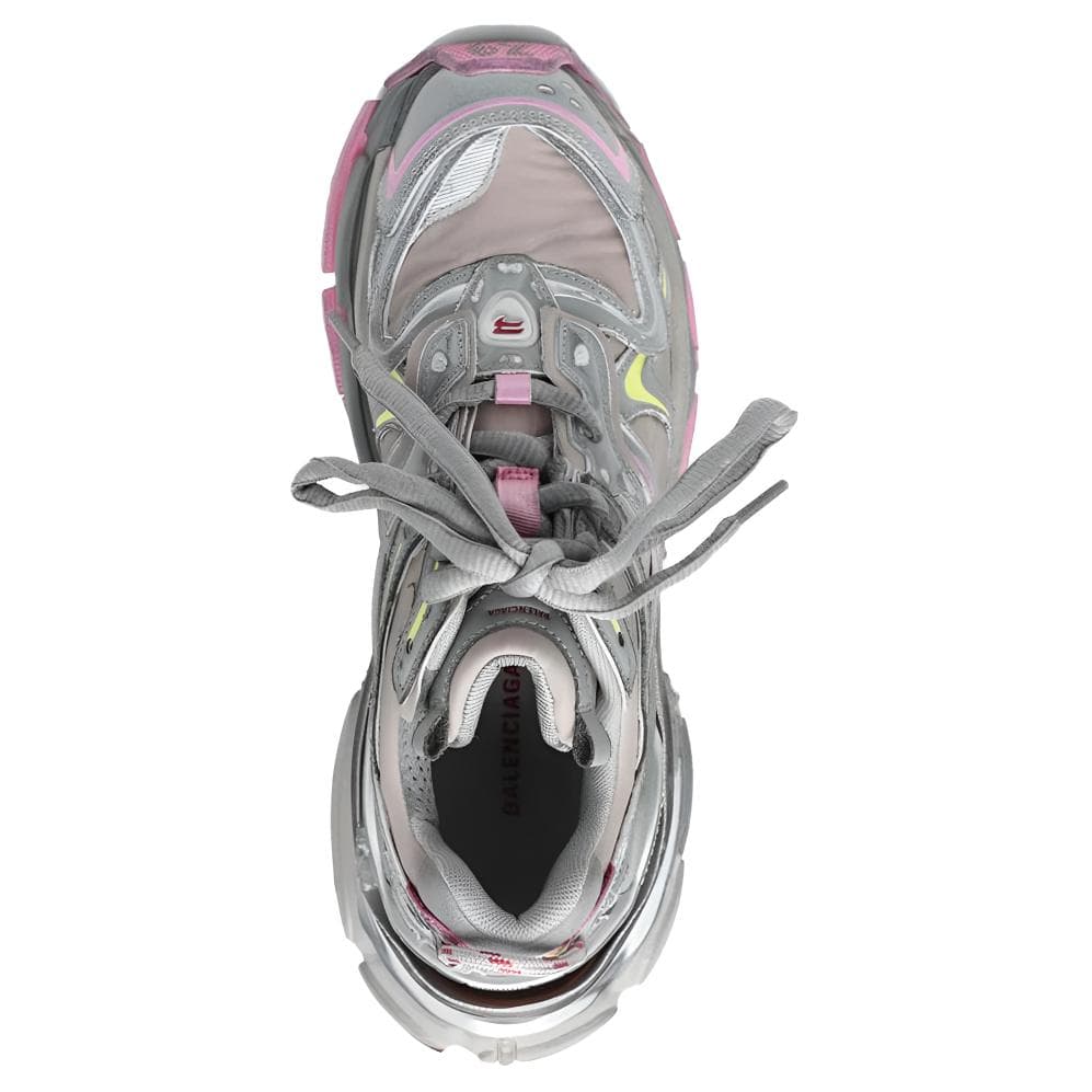 Кроссовки Balenciaga Runner2,0 Холст Низкий Верх Кроссовки с Толстой Подошвой Женские Серые - изображение 5