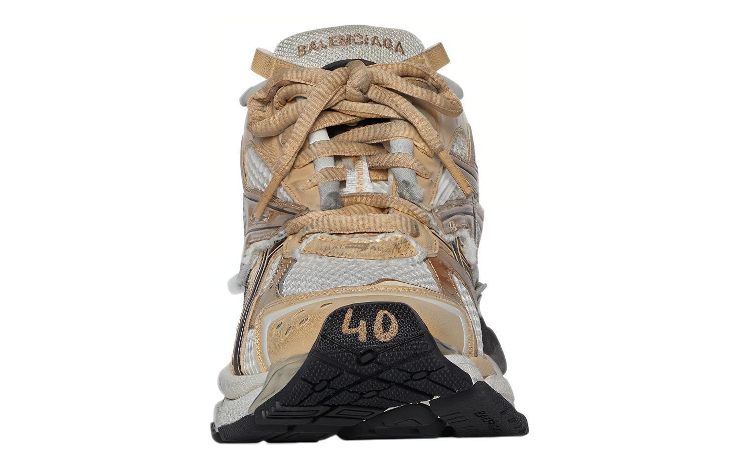 Кроссовки Balenciaga Runner Gold - изображение 3