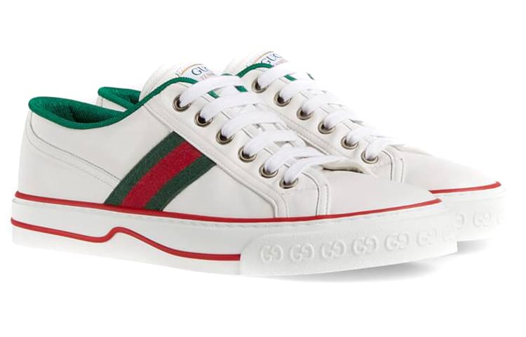 Кроссовки Gucci Tennis 1977 White Green Red - изображение 3