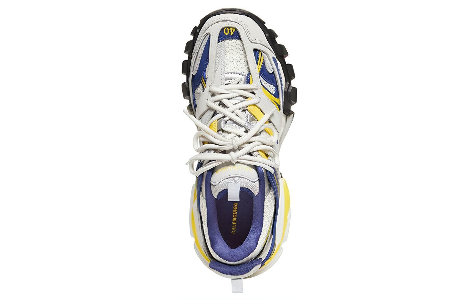 Кроссовки Balenciaga Track 1.0 White Blue Yellow - изображение 4