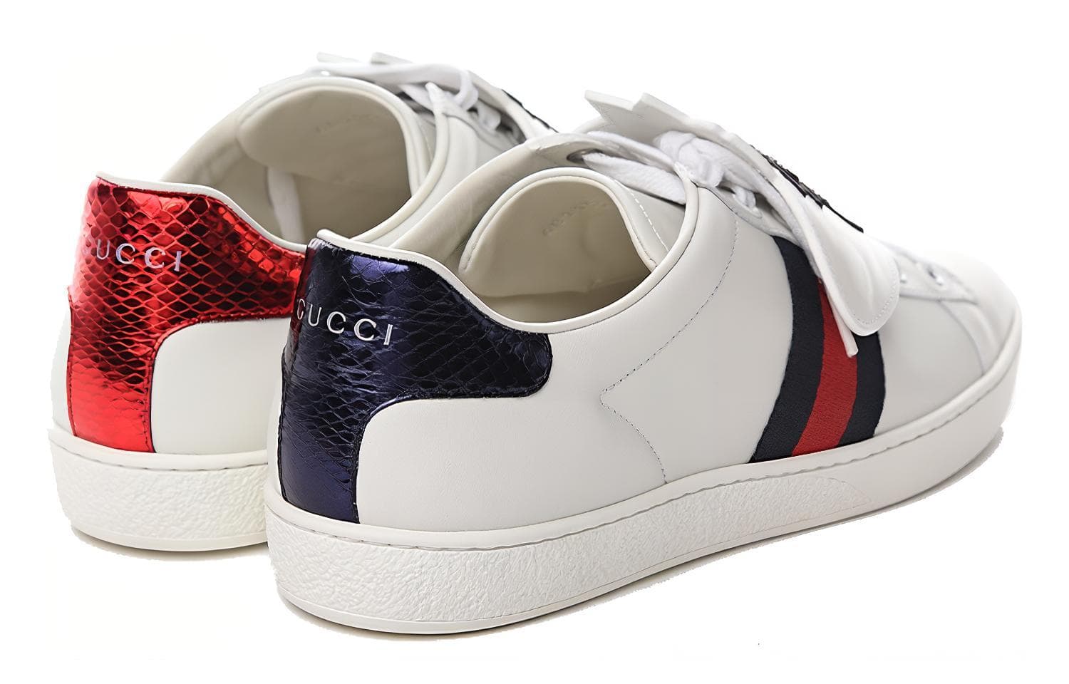 Кроссовки GUCCI Digital Logo Low Top Sneakers White - изображение 3