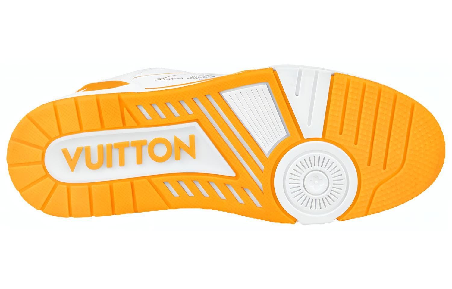 Кроссовки Louis Vuitton Trainer White Yellow - изображение 5