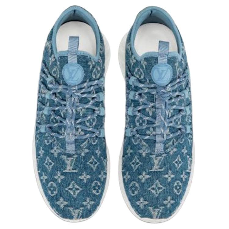 Кроссовки LOUIS VUITTON Fastlane Denim Monogram - изображение 4