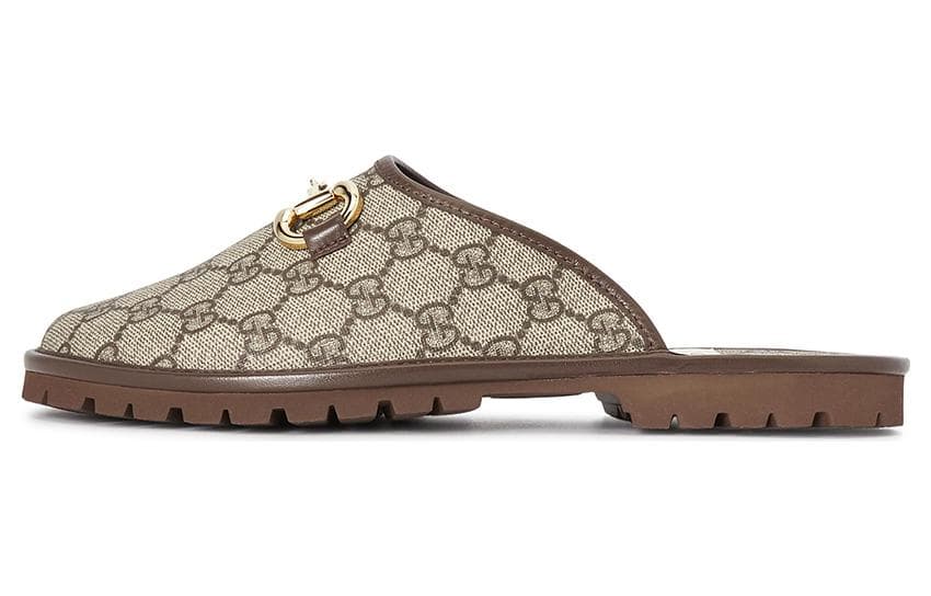 Сандалии Gucci Horsebit Loafer Brown - изображение 1