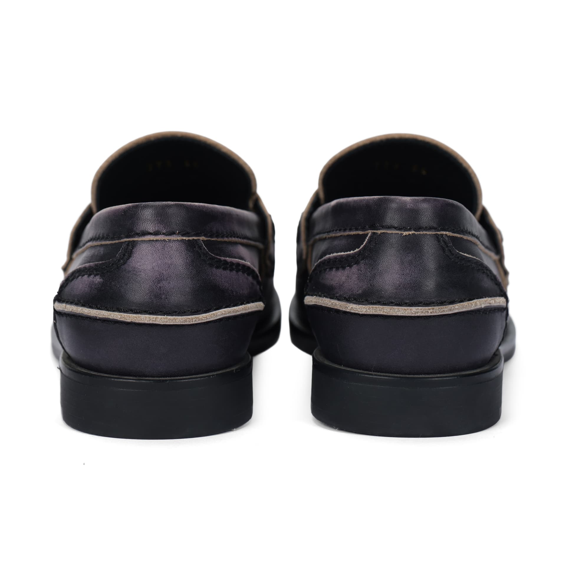 Лоферы MIU MIU Penny Retro Loafers Blue - изображение 4