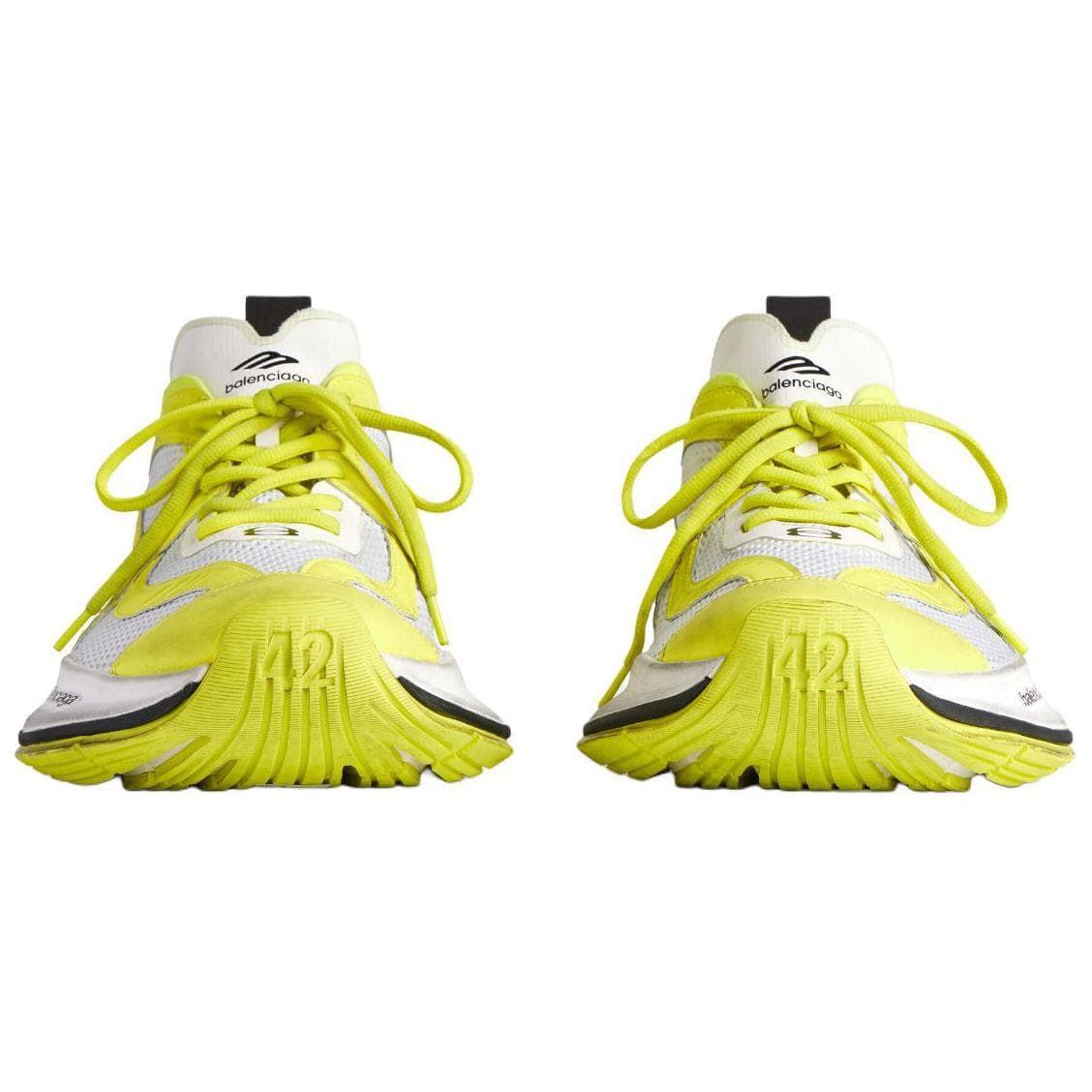 Кроссовки Balenciaga Circuit Low Топ Толстая подошва Кроссовки Мужские Желтые - изображение 4
