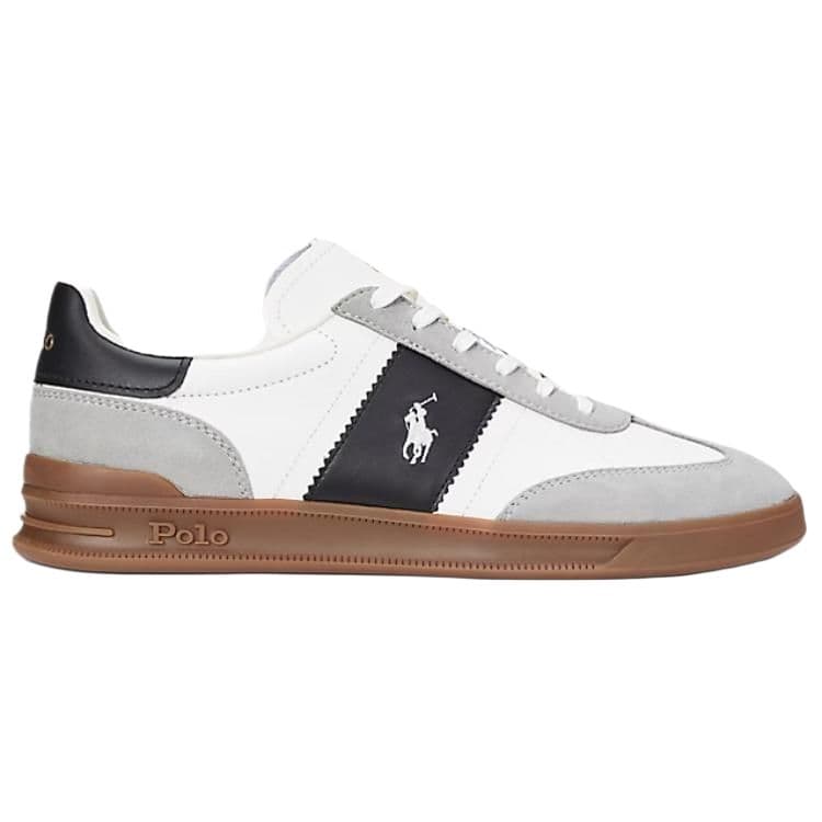 Кроссовки Polo Ralph Lauren Heritage Aera Low Скейтборд Обувь Мужская Серого цвета - изображение 2