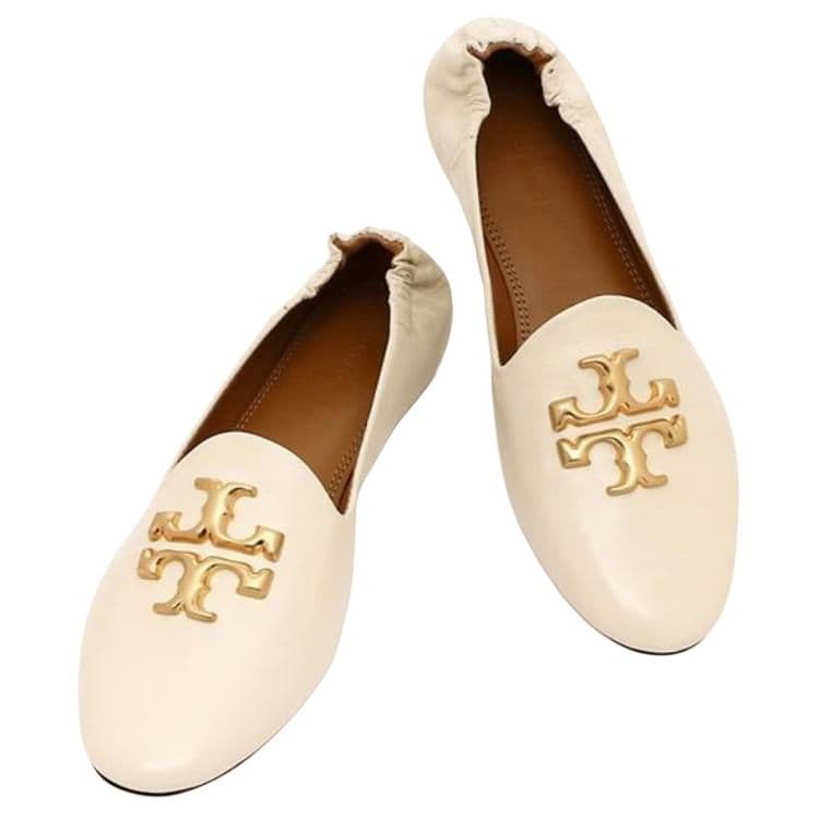 Тапочки Tory Burch Eleanor Cream White - изображение 4