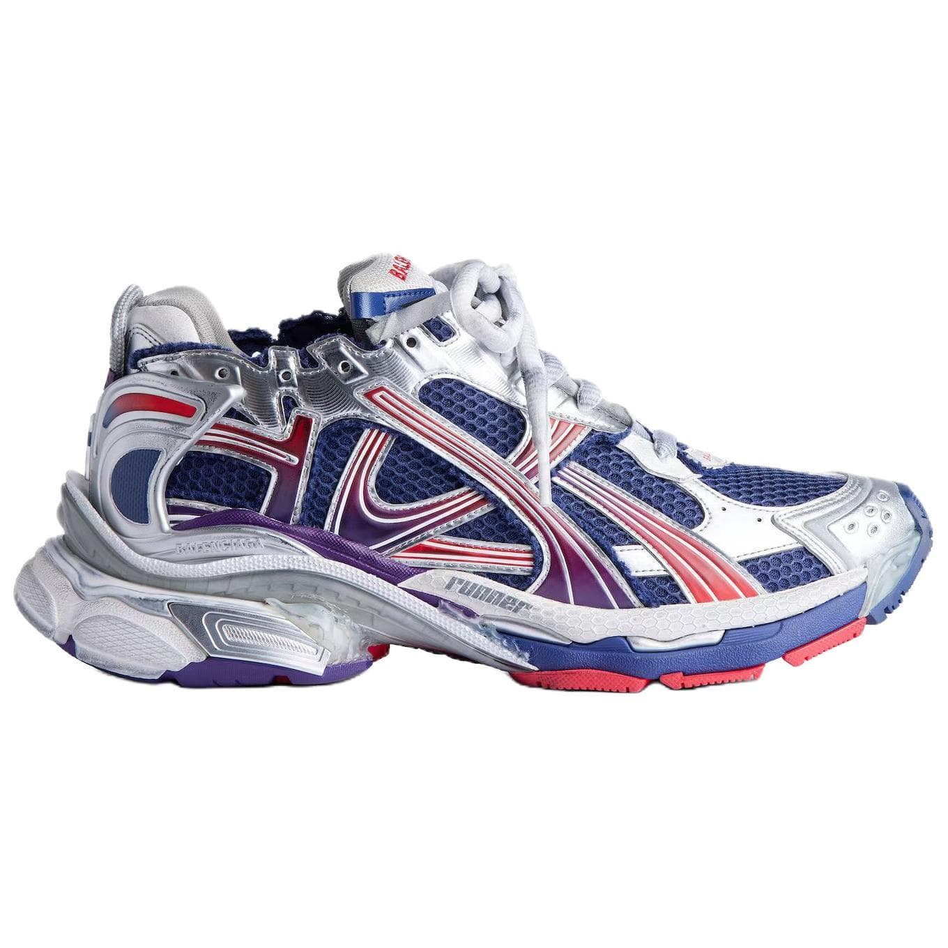 Кроссовки Balenciaga Runner Градиентные Низкие Кроссовки Мужские Темно-Синие - изображение 2