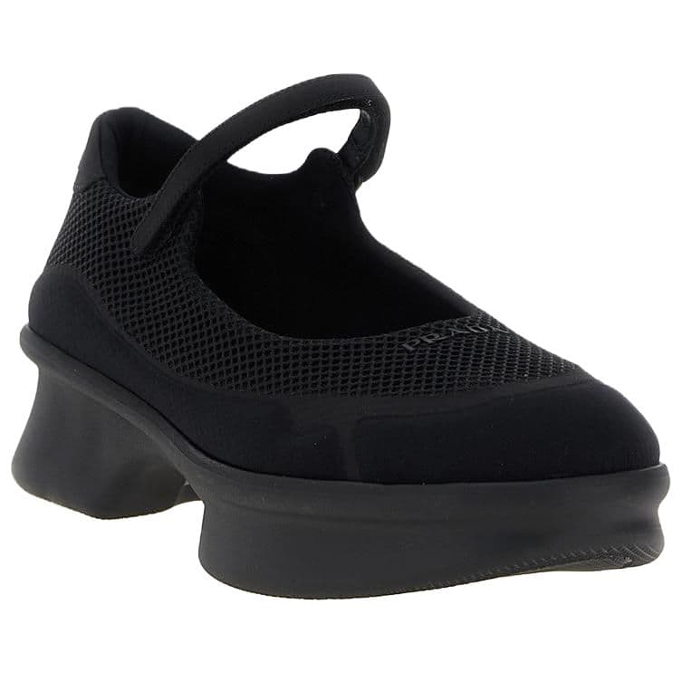PRADA Платформа Mary Jane Женские Туфли Черные - изображение 4