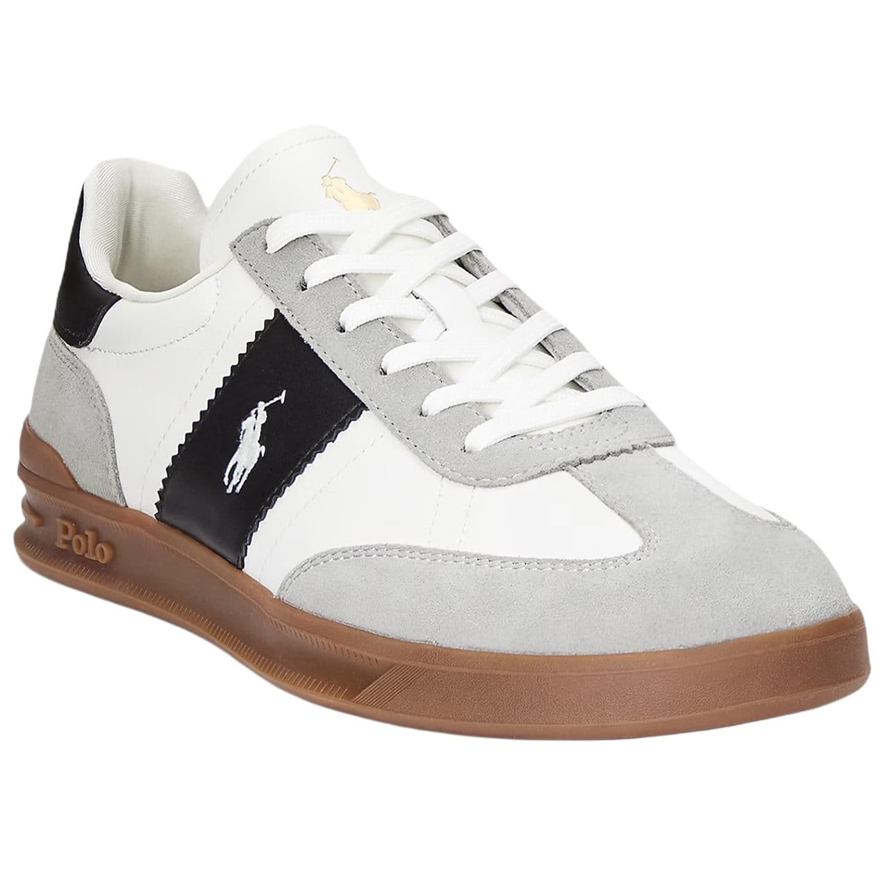Кроссовки Polo Ralph Lauren Heritage Aera Low Скейтборд Обувь Мужская Серого цвета - изображение 3