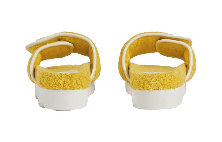 Сандалии Gucci GG Yellow Slides - изображение 4