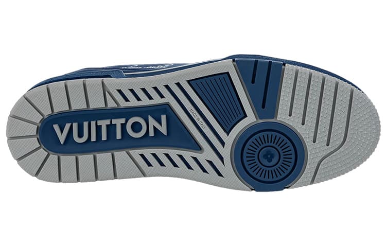 Кроссовки Louis Vuitton Trainer Grey Blue - изображение 5