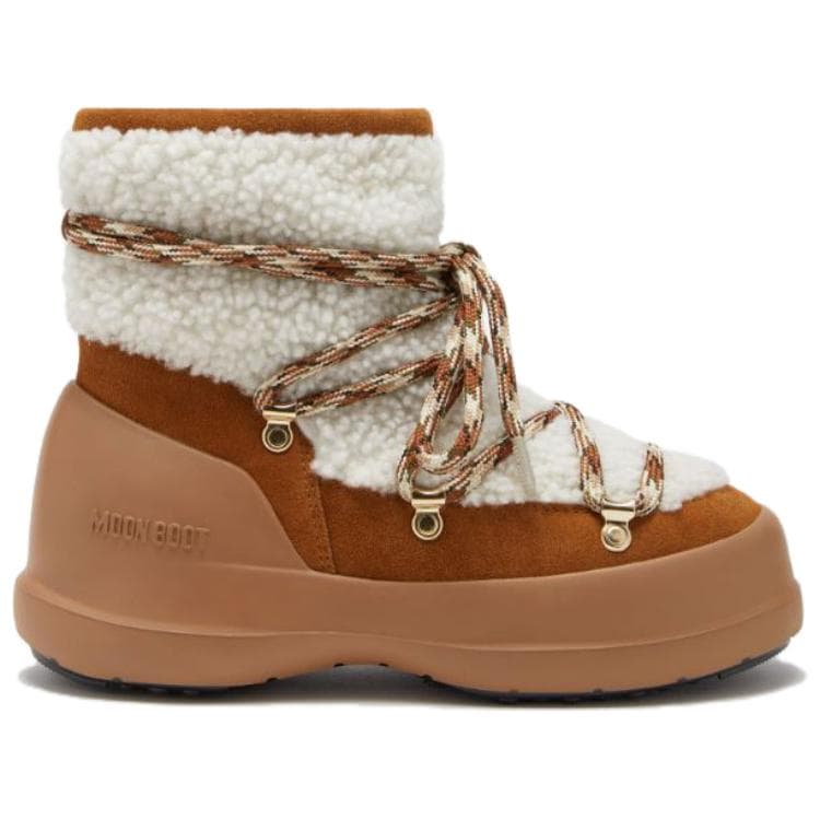 Ботинки зимние MOON BOOT LUNA Короткие Сноубутсы Женские Коричневые - изображение 2