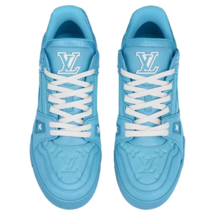 Кроссовки LOUIS VUITTON Trainer Blue - изображение 5
