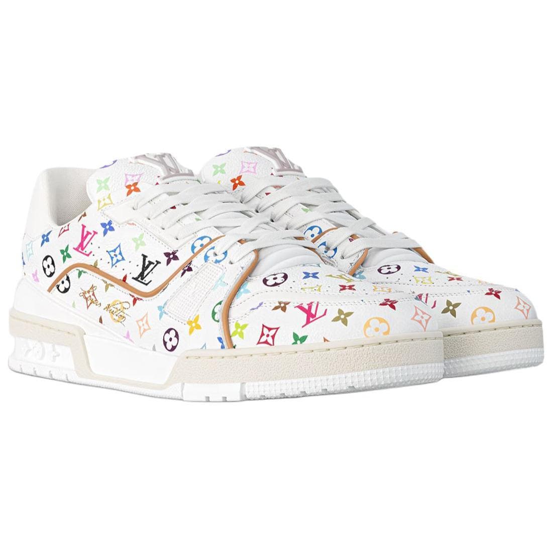 Кроссовки Takashi Murakami x Louis Vuitton Trainer White - изображение 3