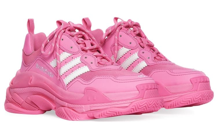 Кроссовки adidas x Balenciaga Triple S Pink - изображение 2