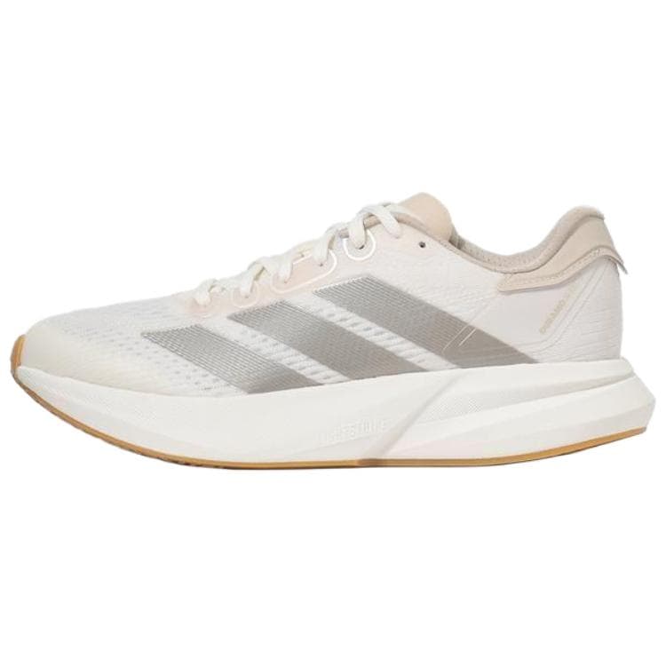 Кроссовки для бега Adidas Adizero Duramo Speed 2 Дышащие Поддерживающие Беговые Кроссовки Женские Бежевые Серебряные - изображение 1