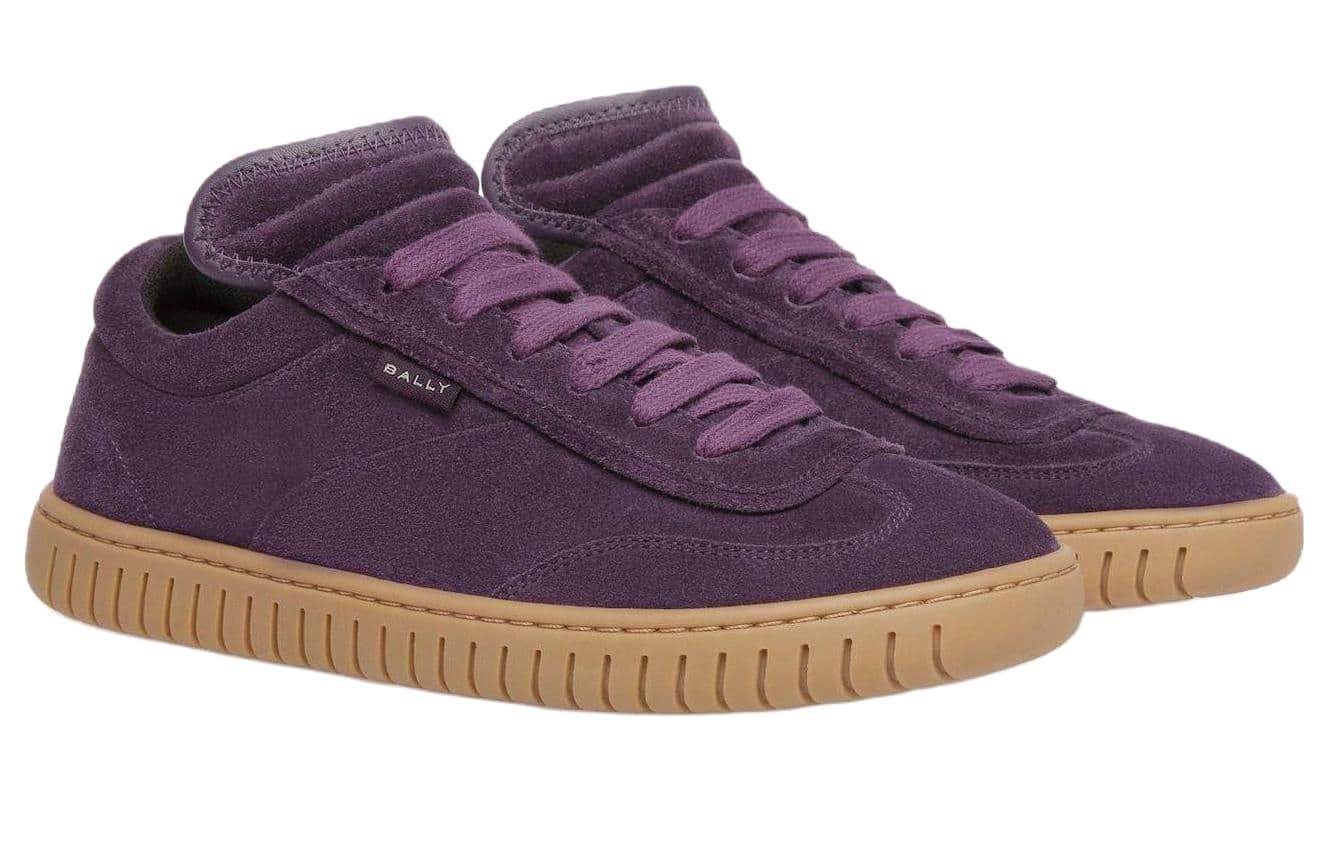 Кроссовки BALLY PLAYER Low Top Повседневная обувь Женская Фиолетовая - изображение 3