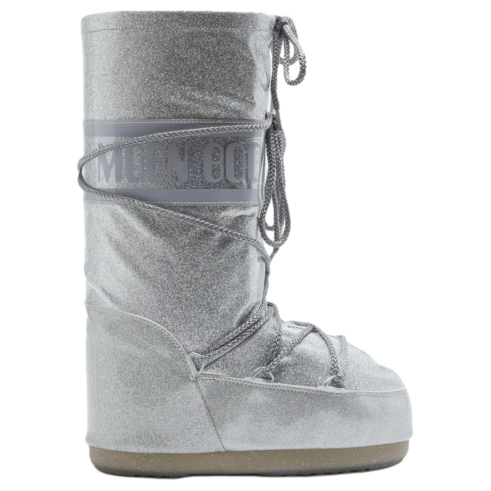 Ботинки зимние Moon Boot Silver Sequin - изображение 2
