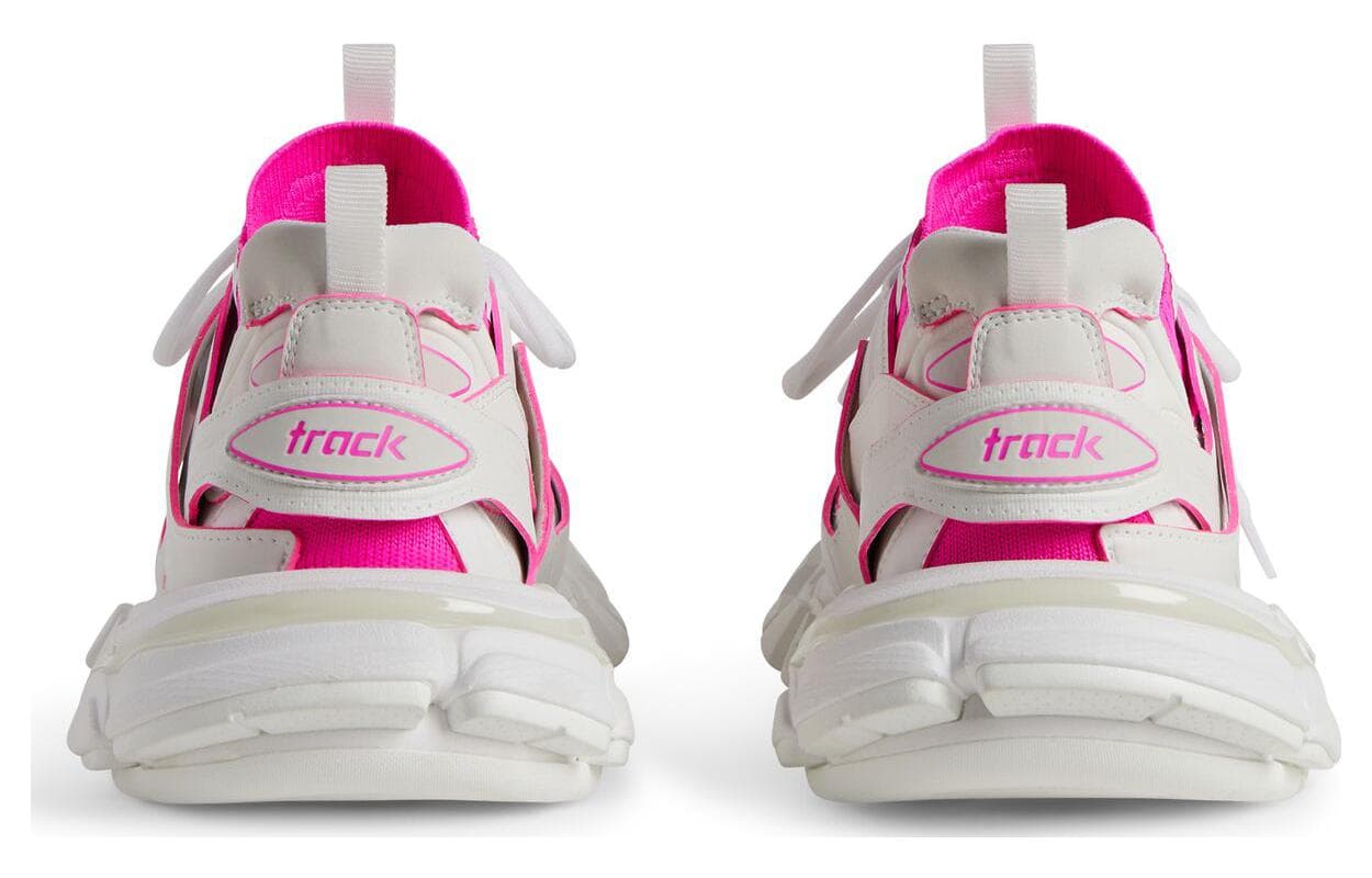 Кроссовки Balenciaga Track Sock Low Топ Повседневная обувь Женская Белая Розовая - изображение 5