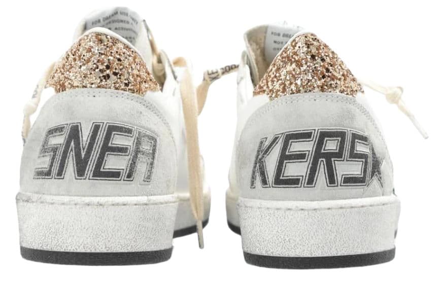 Кроссовки Golden Goose Ball Star Low Top Sneakers White Black - изображение 5