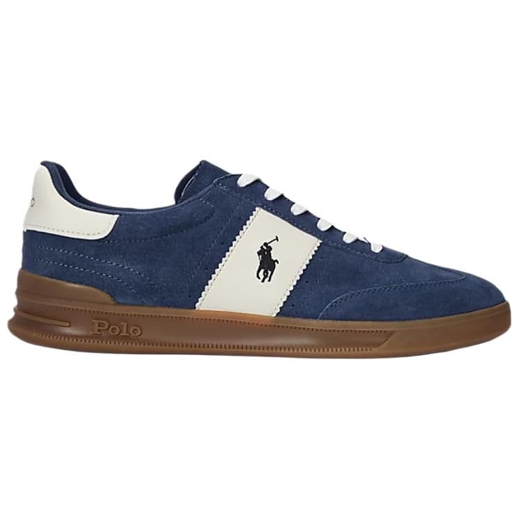 Кроссовки Polo Ralph Lauren Heritage Aera Low Скейтборд Обувь Мужская Освежающий вариант Морской Синий - изображение 2