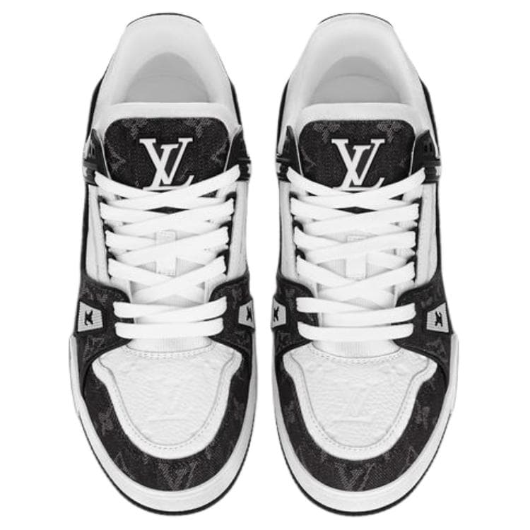 Кроссовки Louis Vuitton Trainer Black White - изображение 5