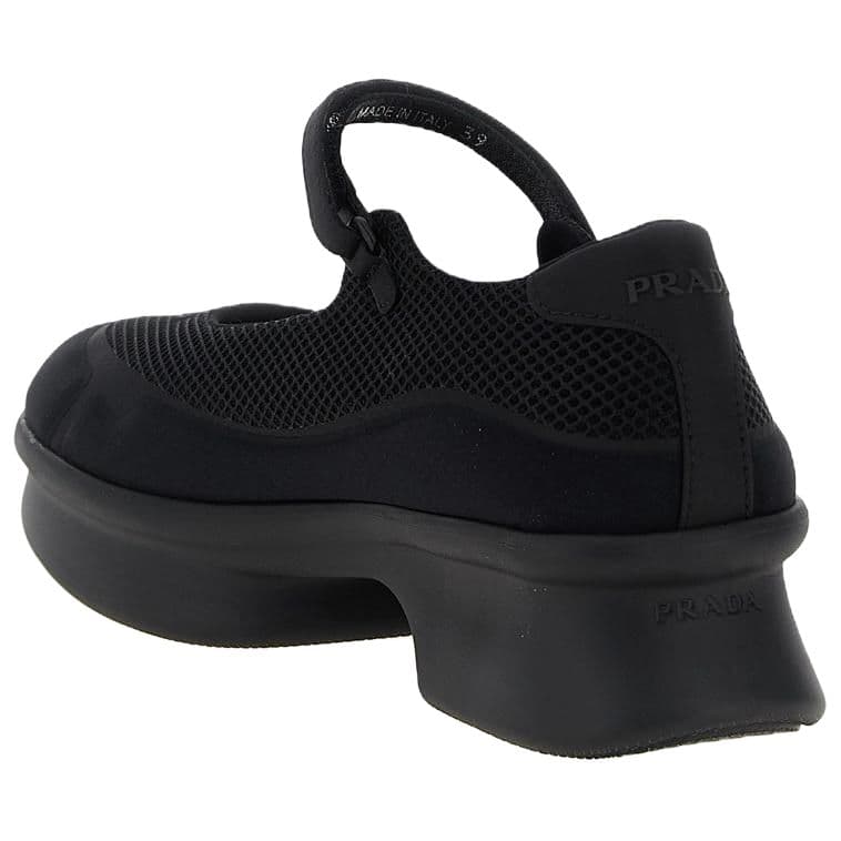 PRADA Платформа Mary Jane Женские Туфли Черные - изображение 5