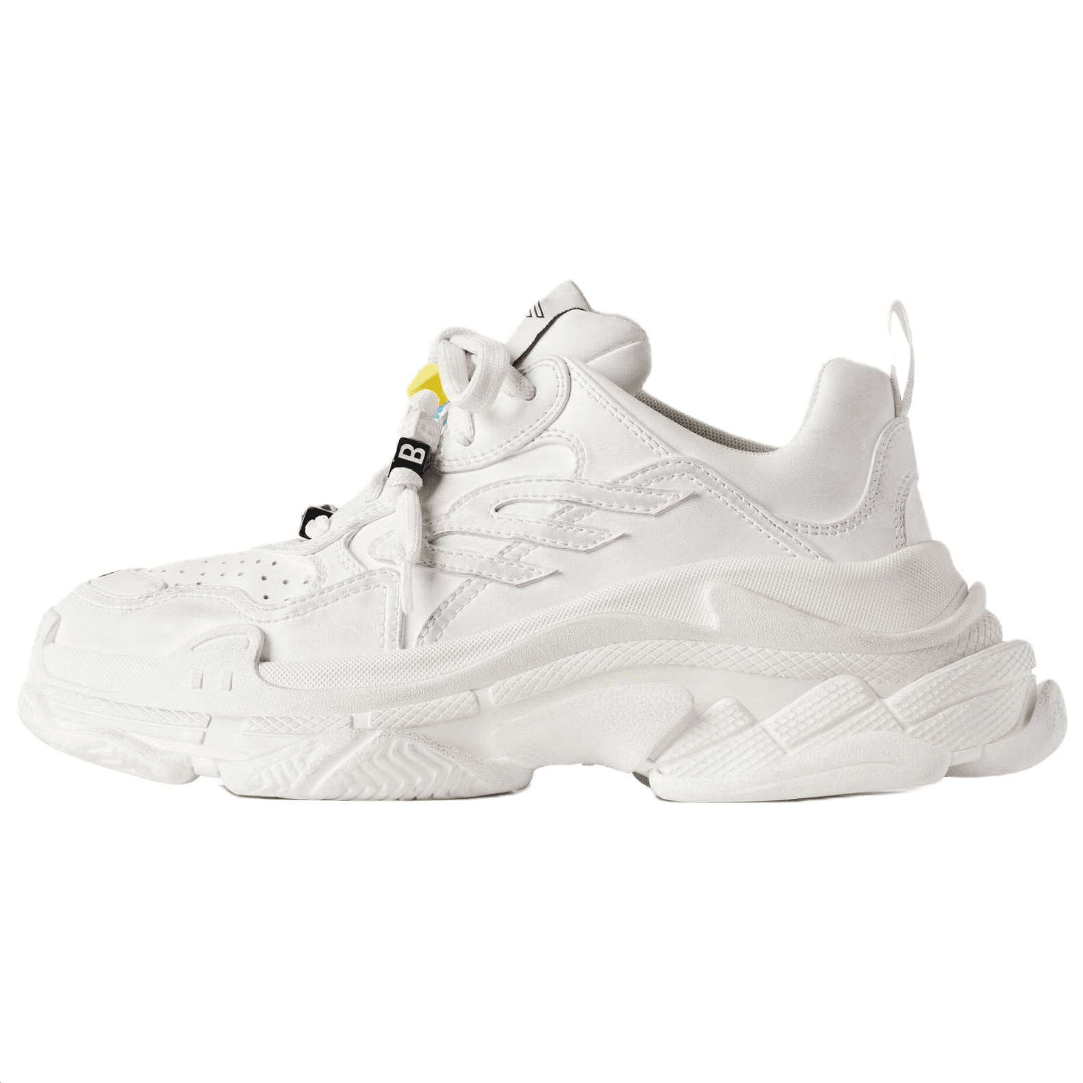 Кроссовки Balenciaga Triple S Low Топ Кроссовки с толстой подошвой Женские Белые - изображение 1
