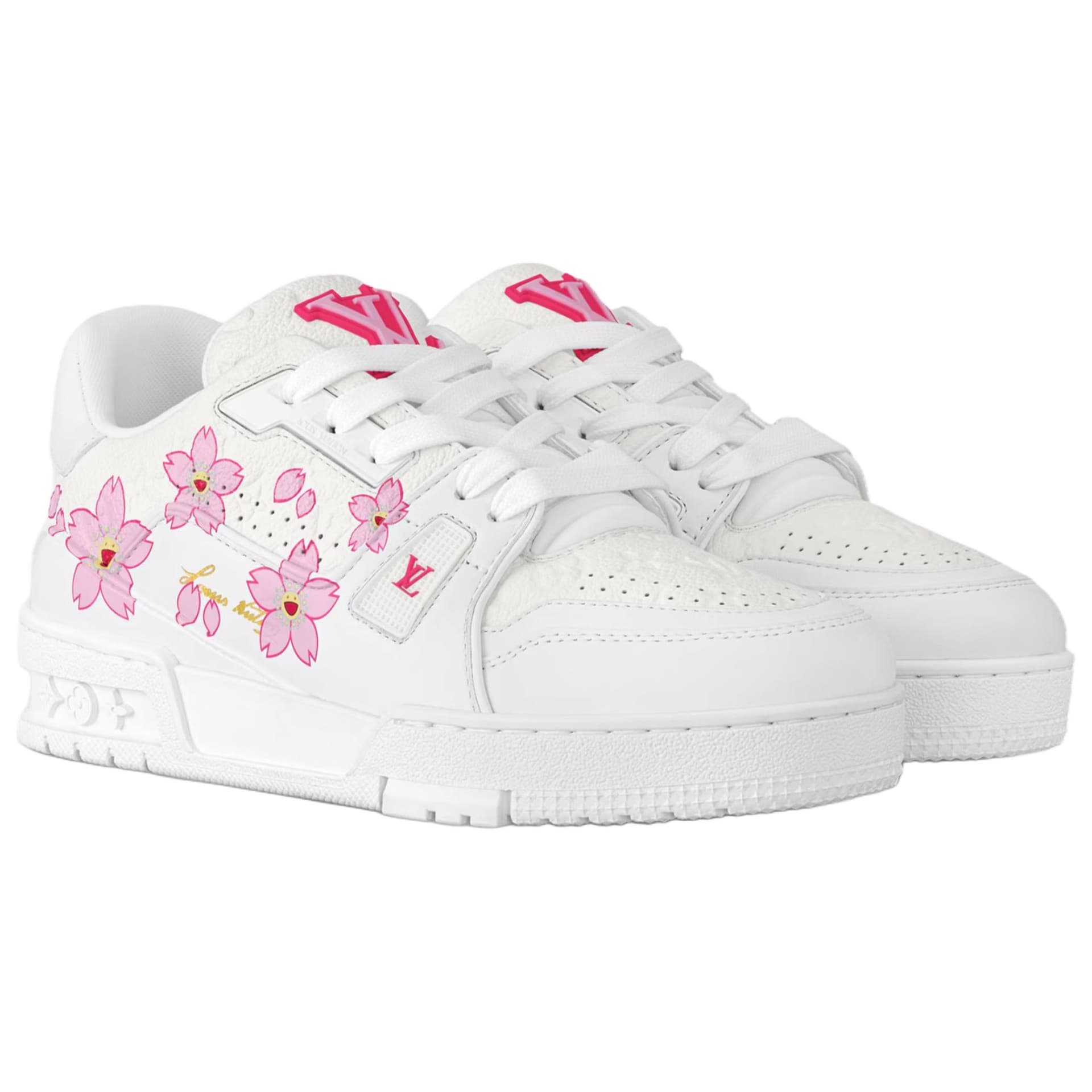Кроссовки Louis Vuitton Trainer Sakura Collection - изображение 3
