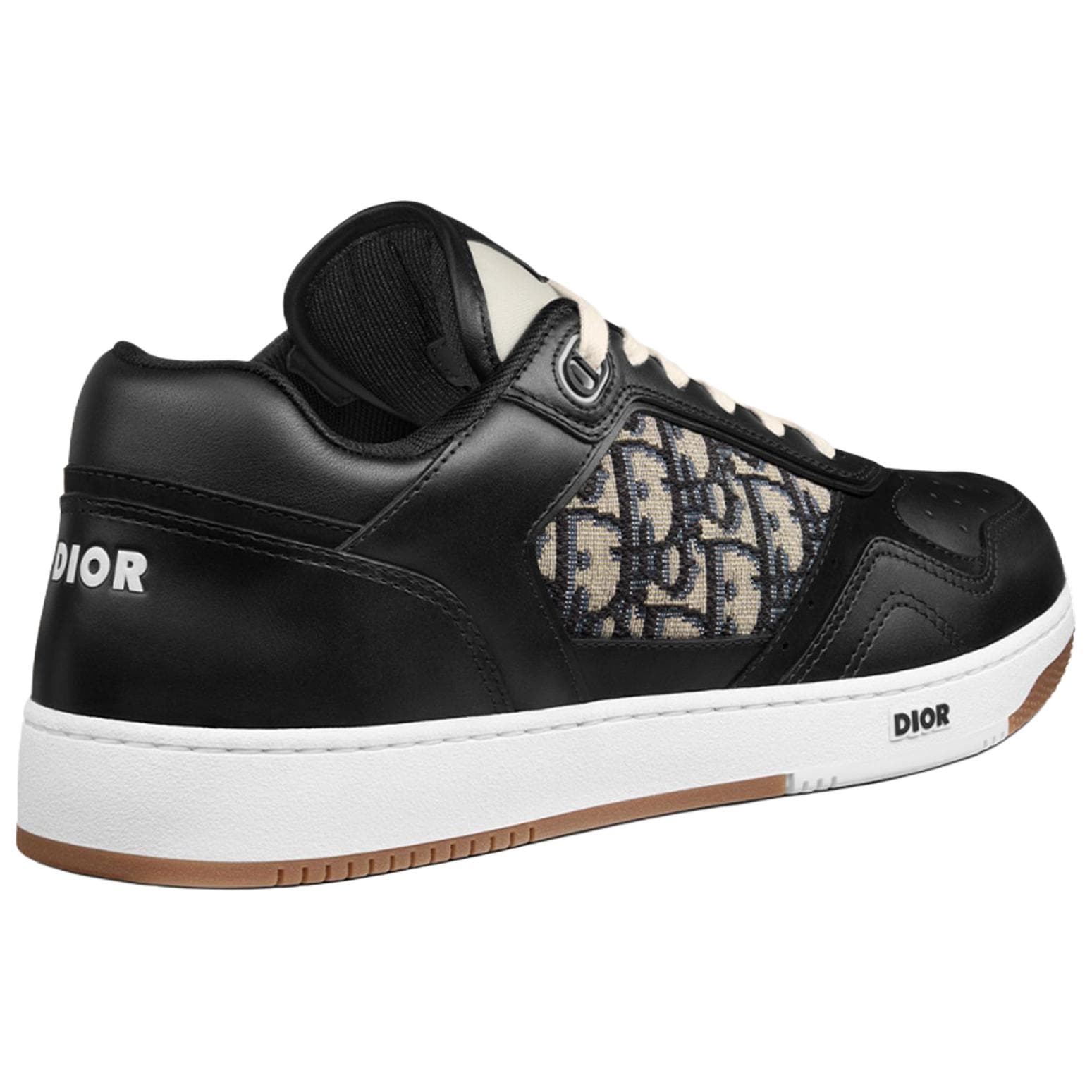 Кроссовки DIOR B27 Leather Sneakers Black - изображение 4