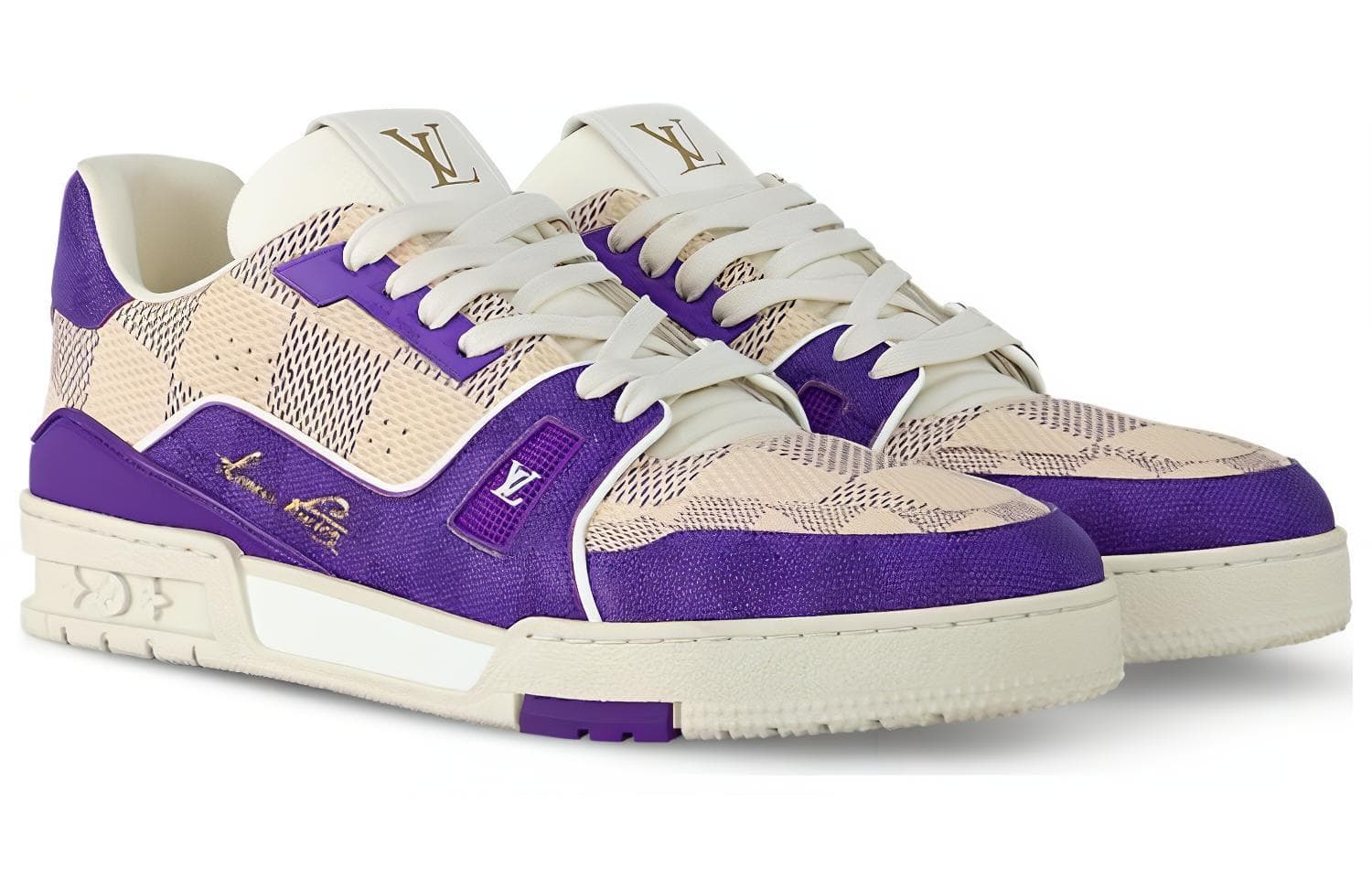 Кроссовки Louis Vuitton Trainer Purple - изображение 3