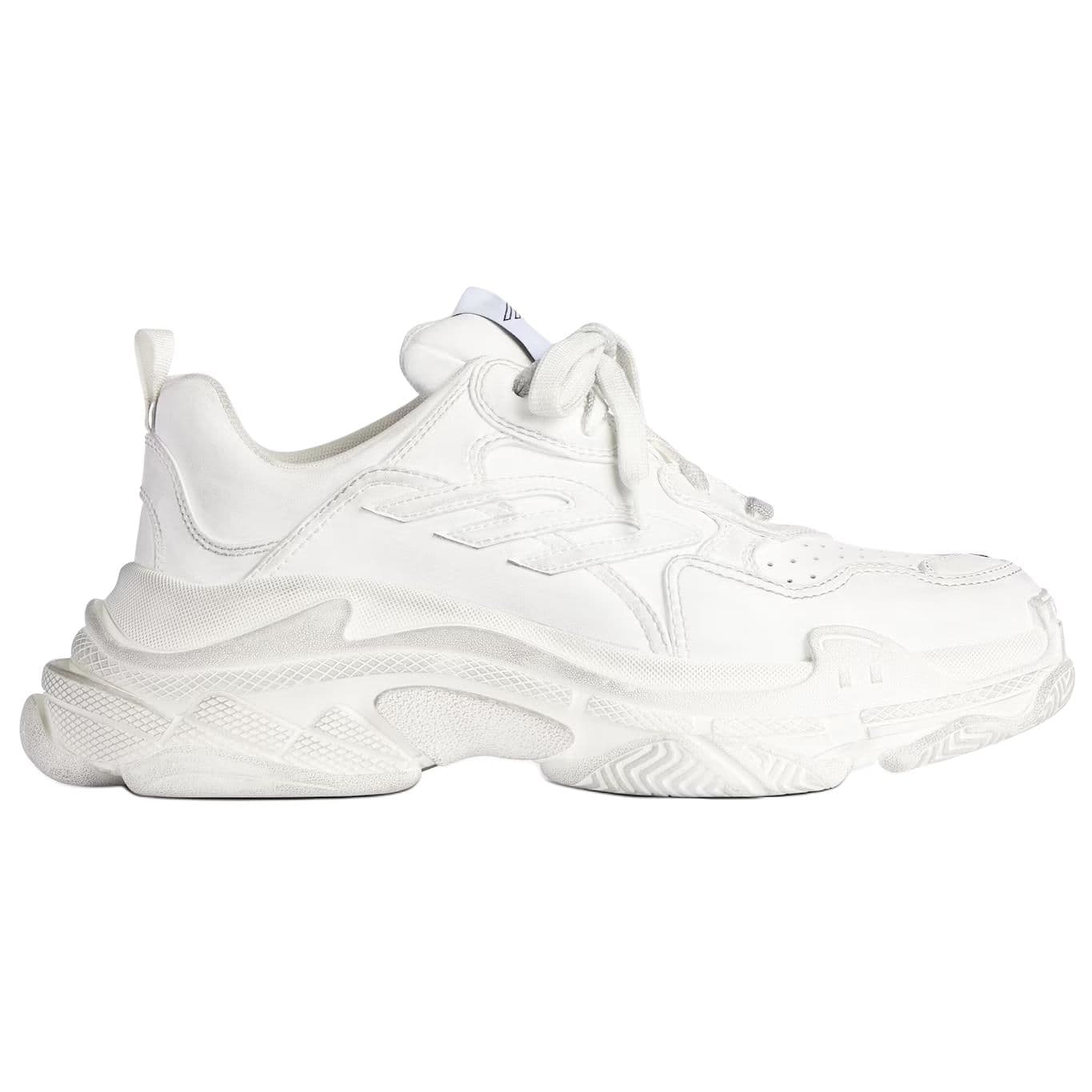 Кроссовки Balenciaga Triple S Спортивные Низкие Кроссовки Мужские Белые - изображение 2