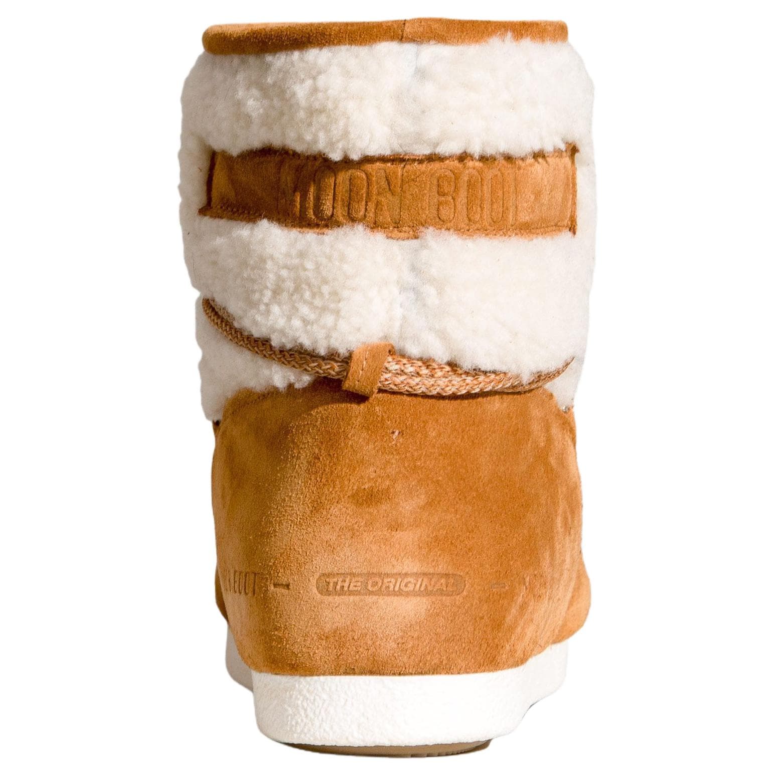 Ботинки зимние MOON BOOT Far Side Low Shearl Замша Короткие Снежные Ботинки Женские Коричневые - изображение 4