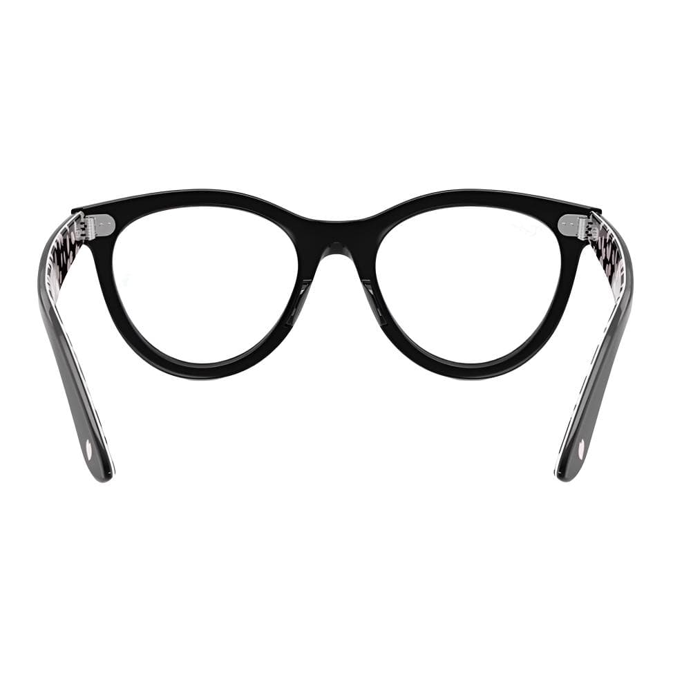 Оправа RayBan Овалные Очки с Диоптриями Унисекс Черные - изображение 5