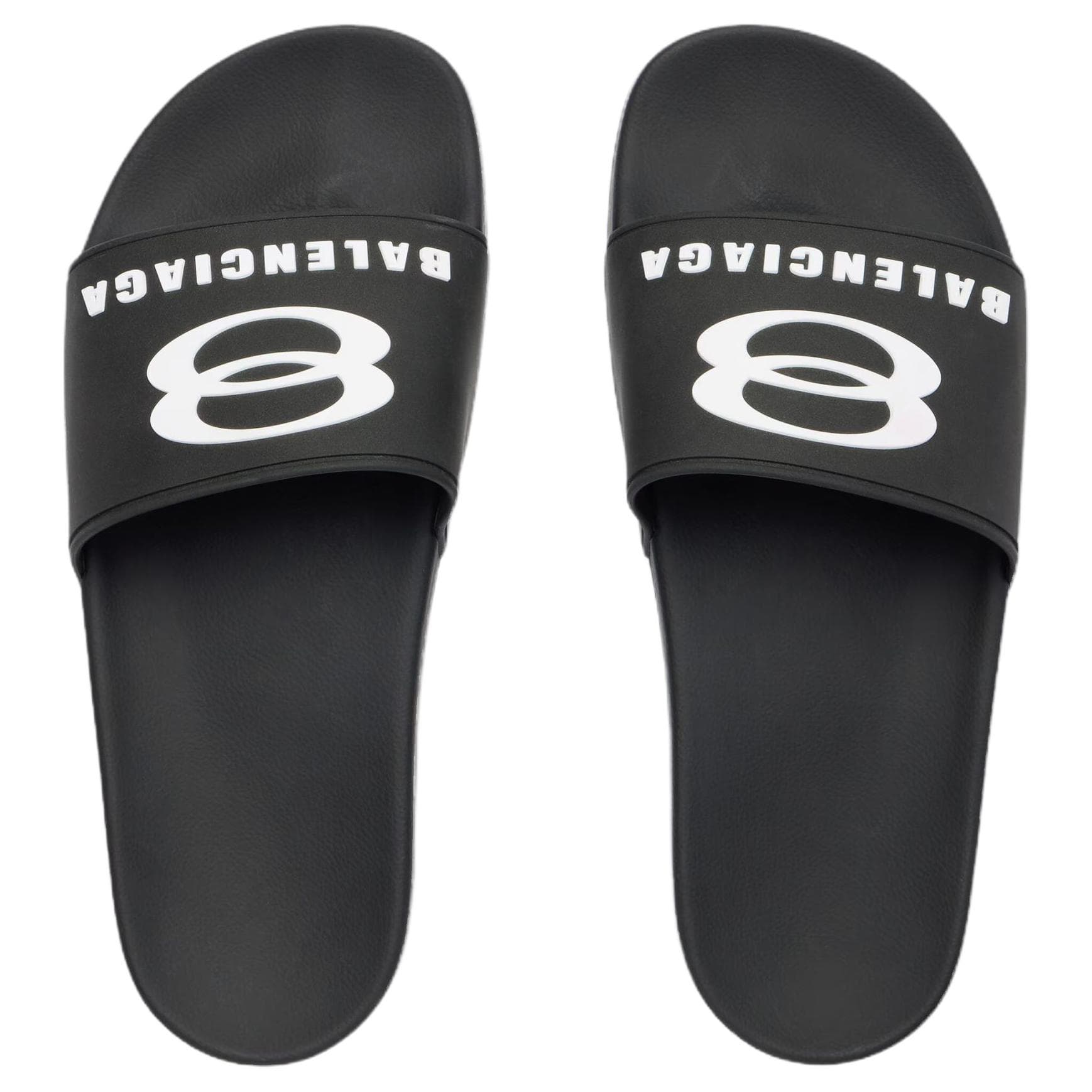 Сандалии Balenciaga Pool Slide Тапочки Мужские Черные - изображение 5